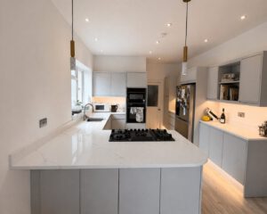 A kitchen installation project in Pontarddulais