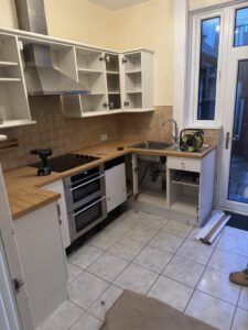 A kitchen update job in Swansea before photo