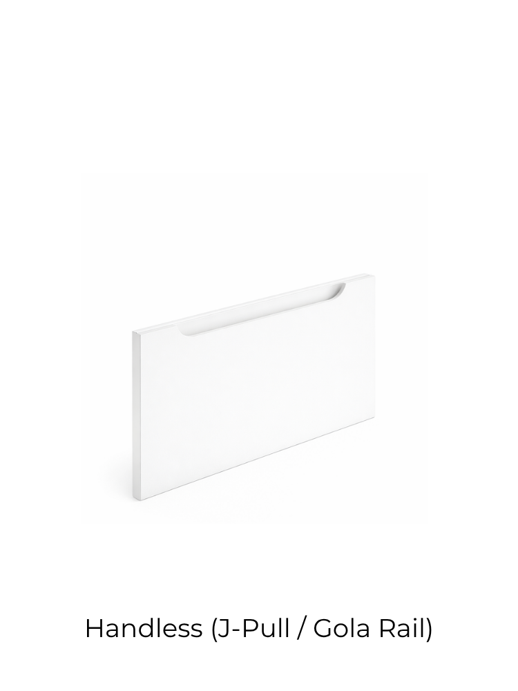 Handleless (J-Pull Gola Rail)
