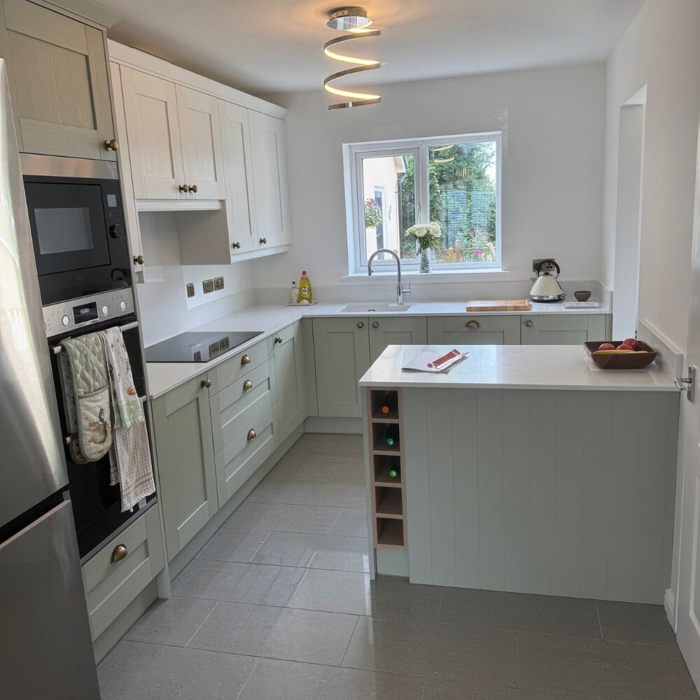 Our kitchen fitters in Swansea installed this modern kitchen