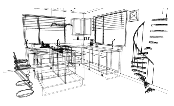 State of the art CAD technology for kitchen designs in Swansea Acorn Kitchen Installations