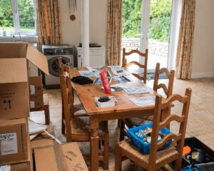 The before photo of a kitchen installation our fitters completed in Bishopston